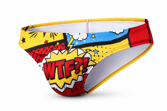 Swimbrief Nasty Comic – 4 Bold Prints | With or Without Pad | M–XXL