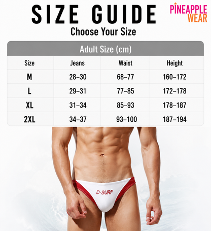 Swim Brief – 8 Colours | M–2XL | Nylon & Elastane