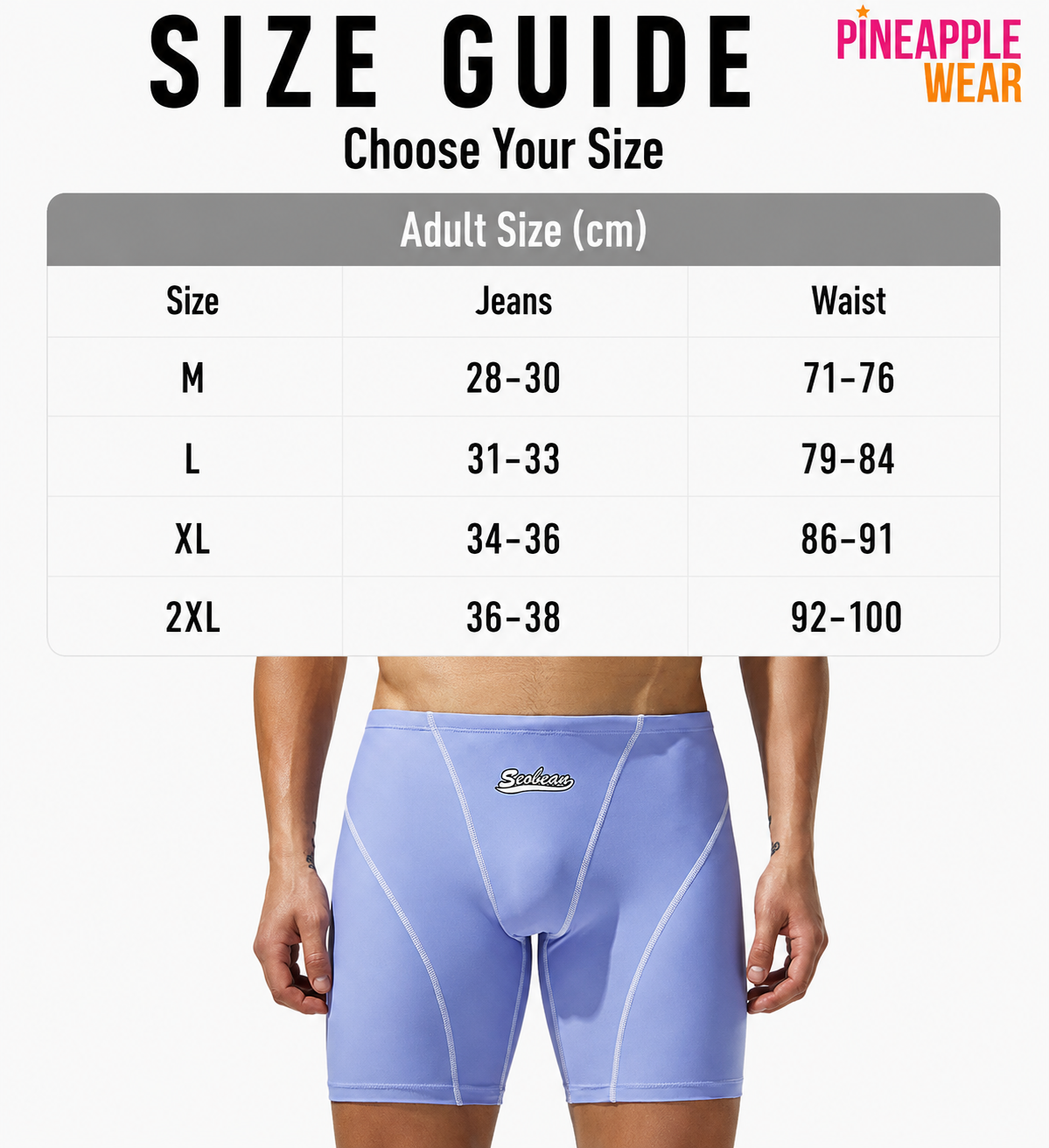 Swim Boxer Short – 6 Colours | M–2XL | Nylon & Polyester