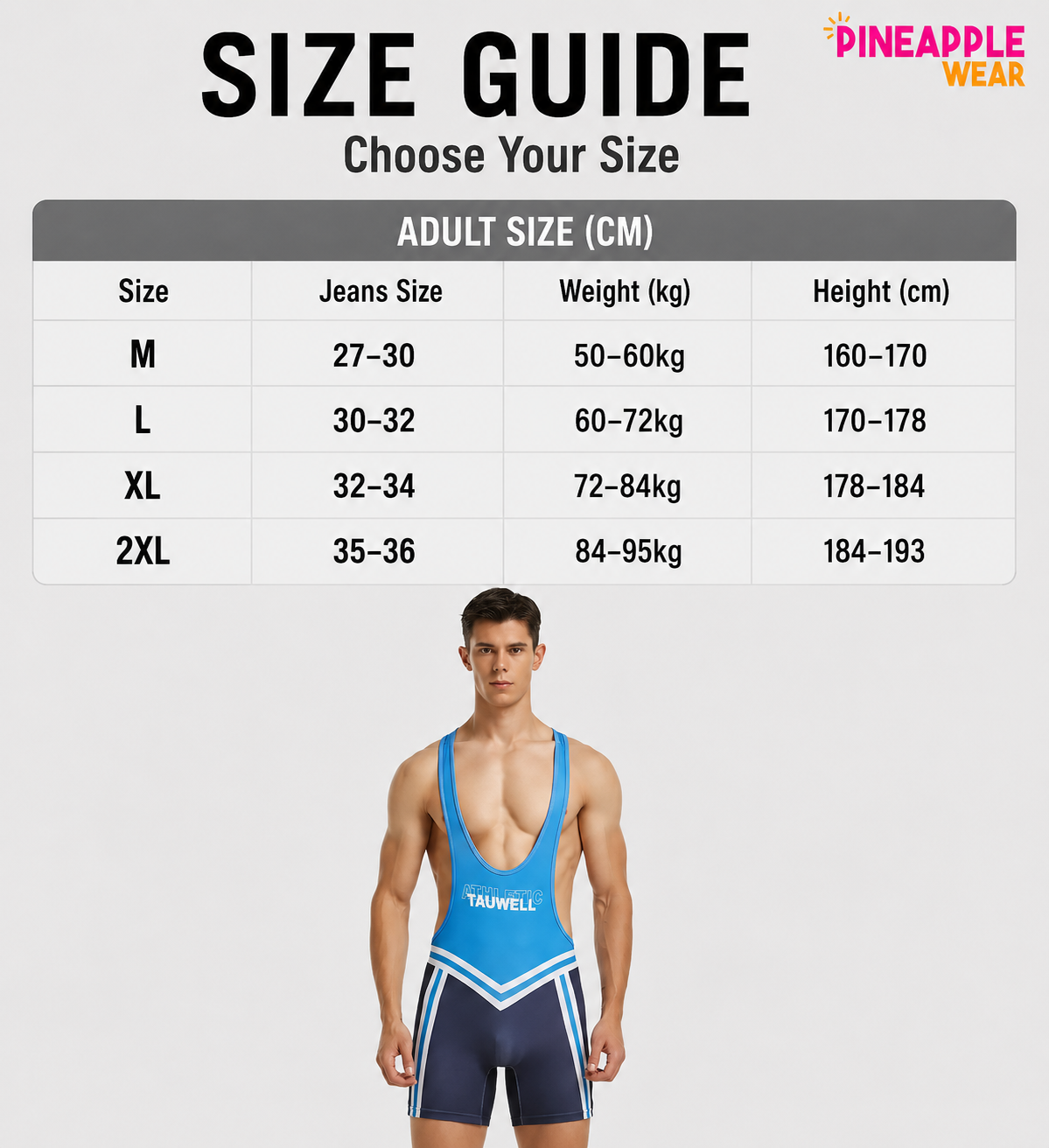 Multi-Colour Wrestling Suit – 3 Colours | M–2XL | Polyester & Lycra