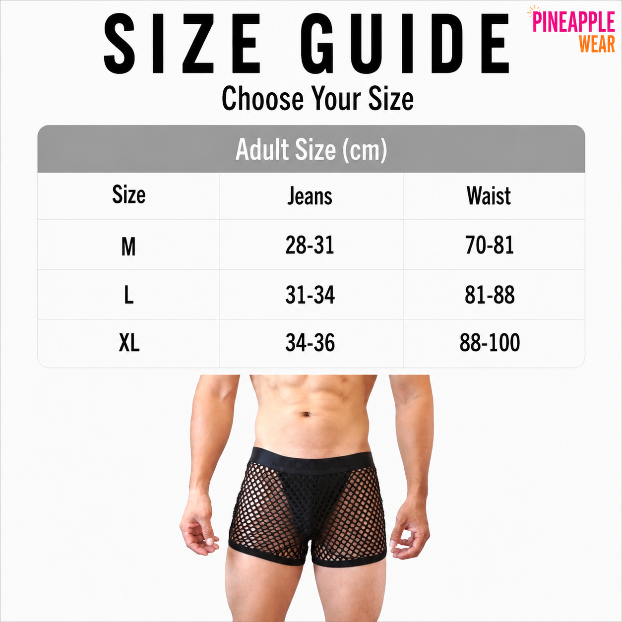 Mesh Low-Waist Boxer Jockstrap – 4 Colours | M–XL | Nylon & Elastane