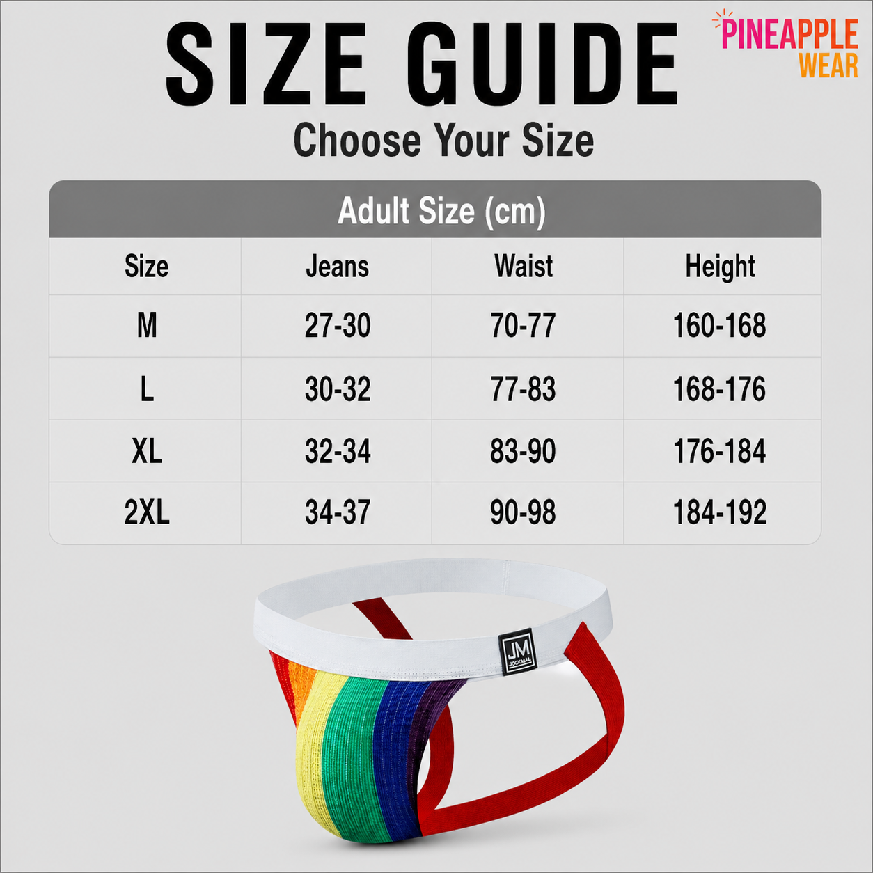 Supportive Pouch Jockstrap – 6 Colours | M–XL | Cotton & Lycra