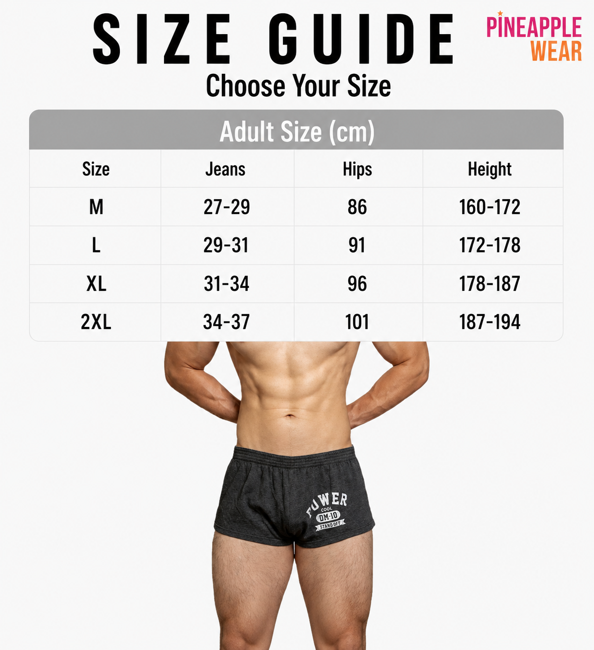 Sport Short – 7 Colours | M–2XL | Cotton