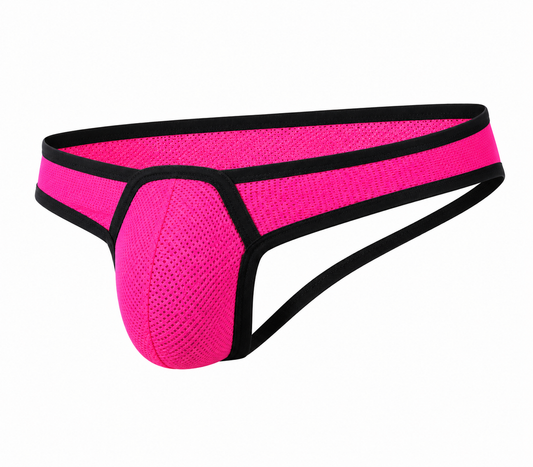 Men's Fluorescent Briefs | Pink, Green & Orange | M–XXL