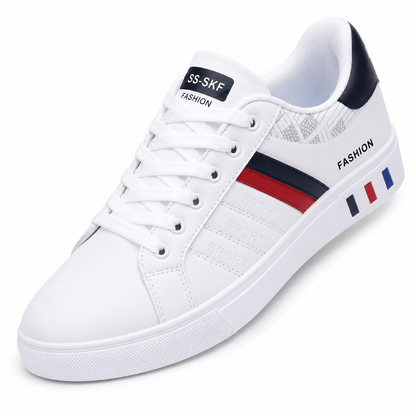 Low-Top Skate Sneakers | White & Red | EU 39–48