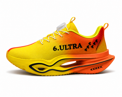 Air Cushion Running Sneaker | Breathable Mesh | Yellow | EU 35–44