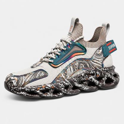 Classic Low-Top Sneakers  | Green Rainbow | EU 39–48