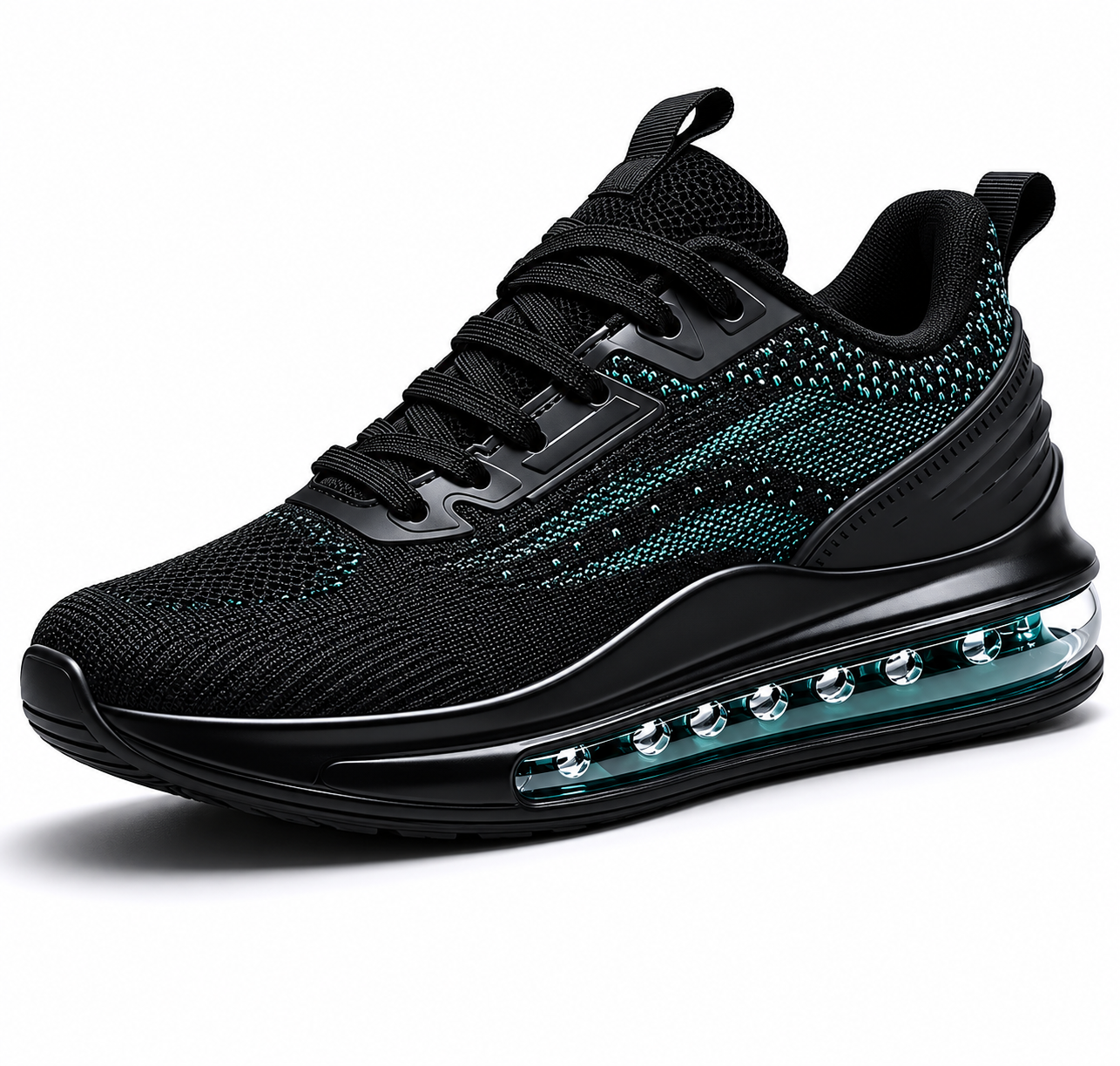 Classic Low-Top Sneakers | Black & Green | EU 39–48