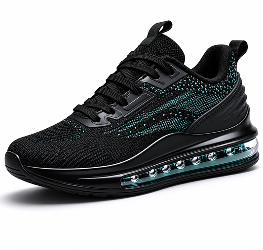 Classic Low-Top Sneakers | Black & Green | EU 39–48