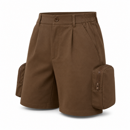 Men's Wide Leg Shorts – Loose Button Fly Casual Summer Streetwear | S–5XL