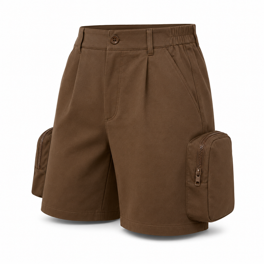 Men's Wide Leg Shorts – Loose Button Fly Casual Summer Streetwear | S–5XL