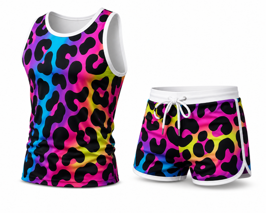 Spots Set – Matching Tank Top & Swim Trunks | M–XL
