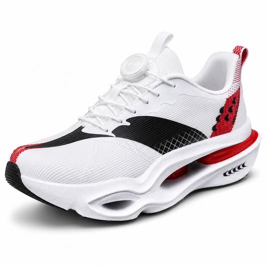 Air Cushion Running Sneaker | Breathable Mesh  | White | EU 35–44