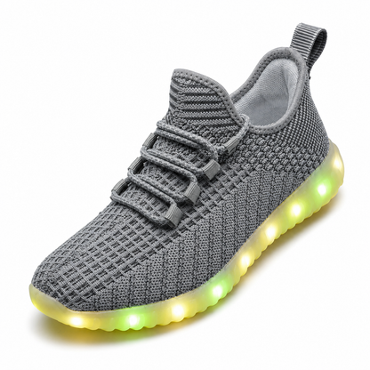 High-Top LED Sneakers | Grey | EU 39–46
