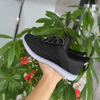 High-Top LED Sneakers | Black | EU 39–46