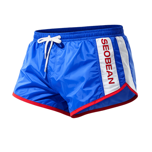 Boardshort – Red, Dark Blue, White & Blue | M–XXL