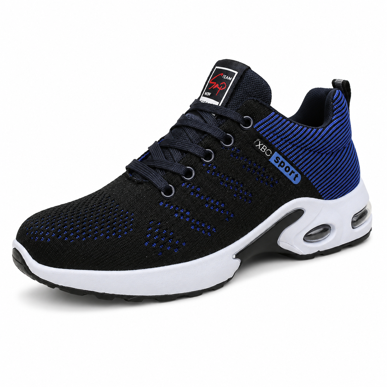 Breathable Lace-Up Sneakers | Blue | EU 39–45