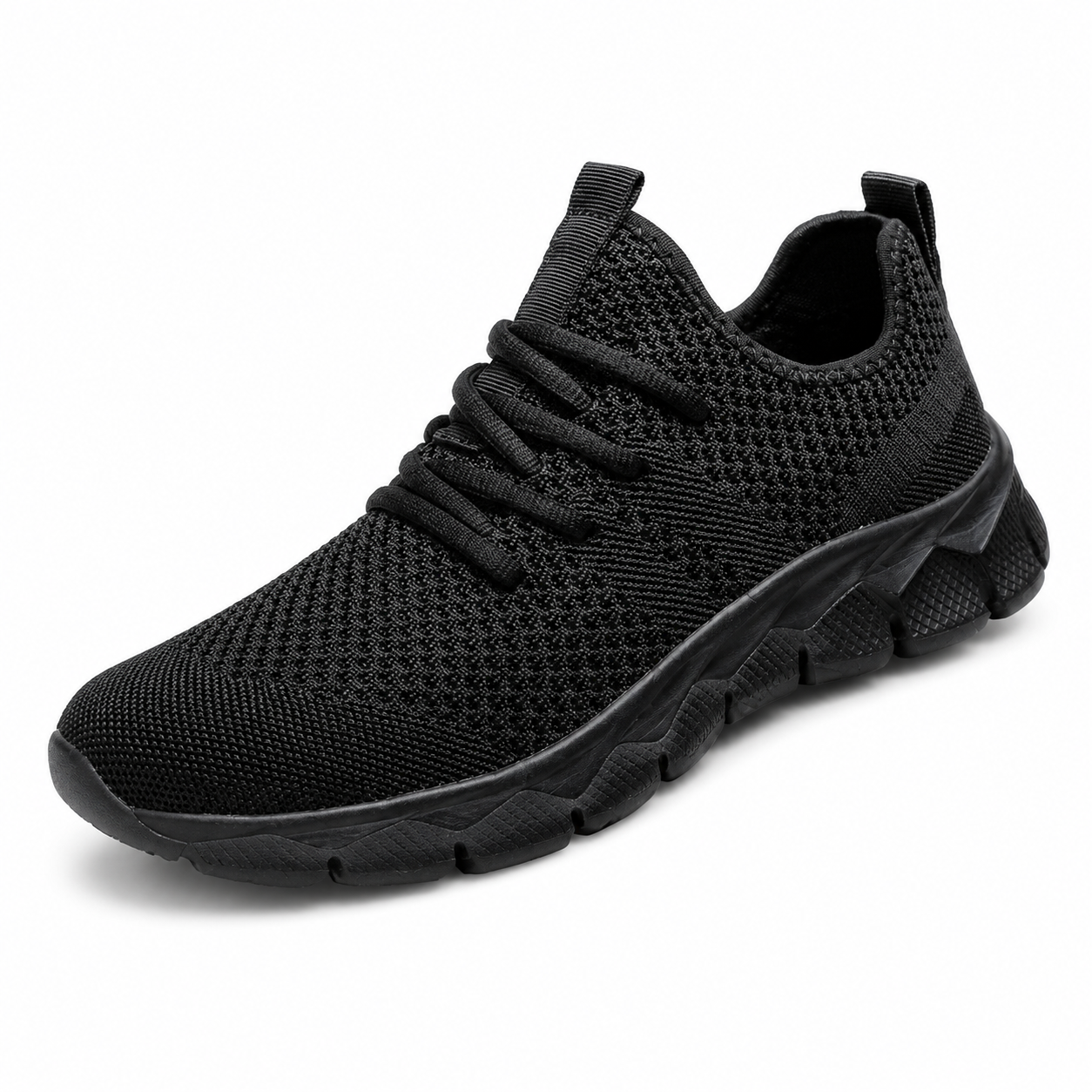 Lightweight Mesh Sneakers | Black | EU 35–48