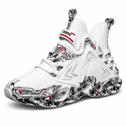 Classic Low-Top Sneakers  | White & Red | EU 39–48