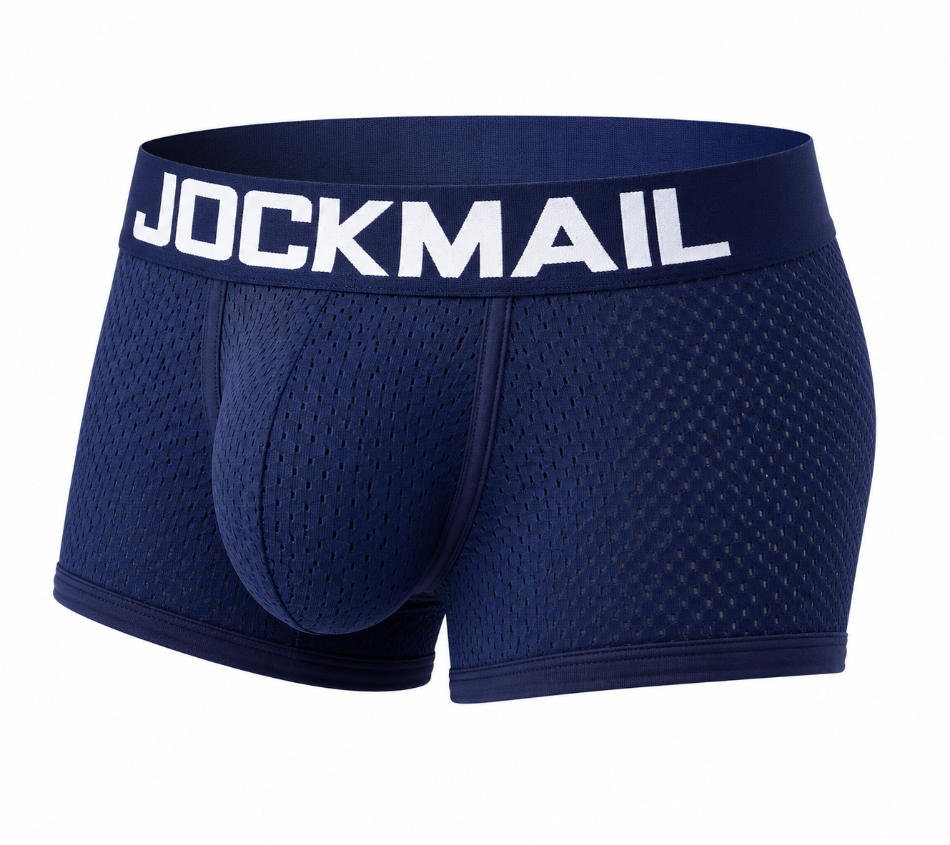 Mesh Boxer Short – Navy, Black & White | M–2XL | Nylon & Lycra