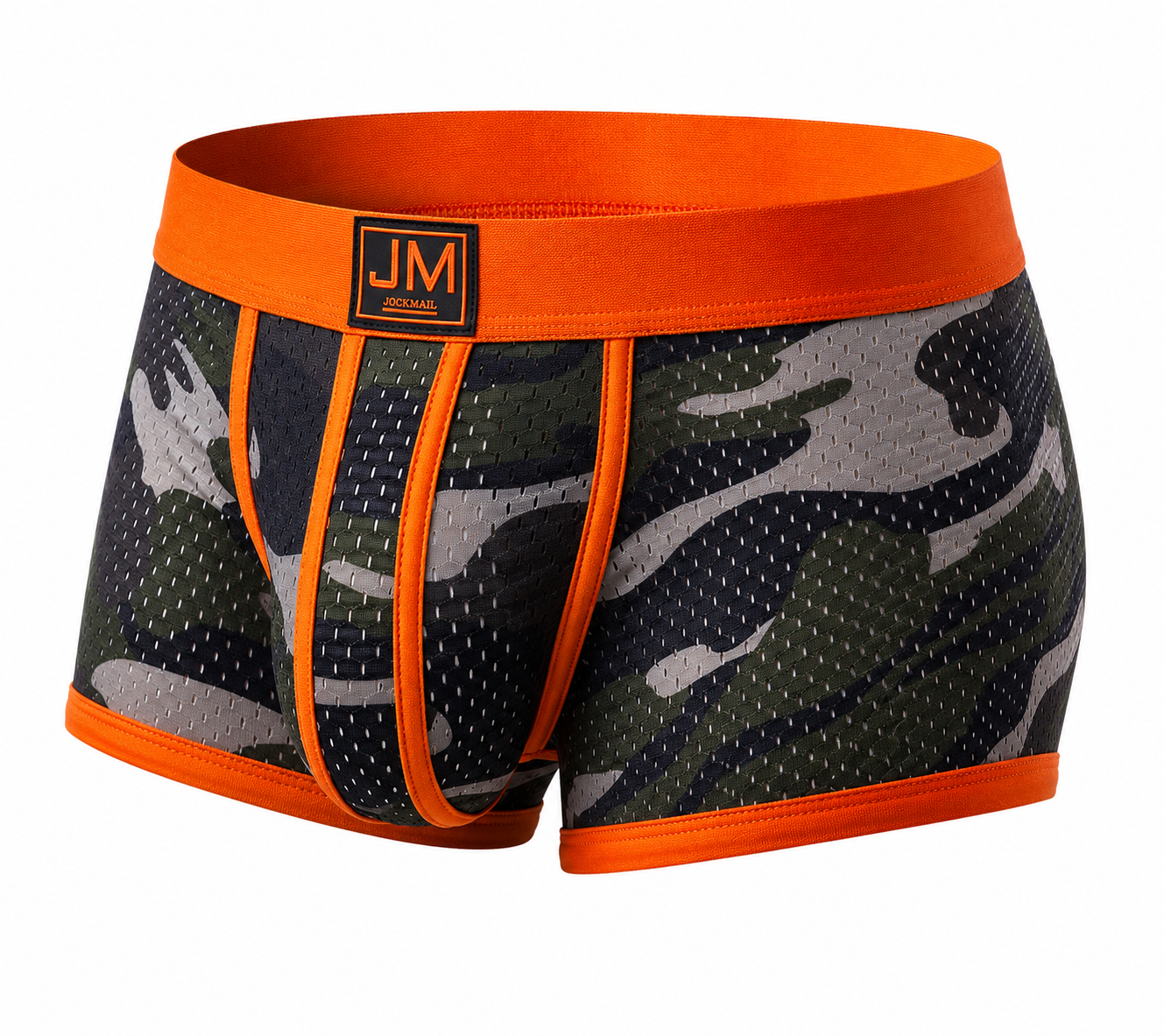 Camo Print Mesh Boxer Short – 6 Colours | M–2XL | Nylon & Lycra
