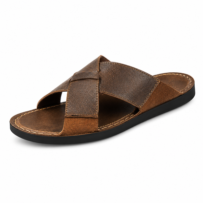 Slip-On Sandal – Brown & Black | EU 38–48