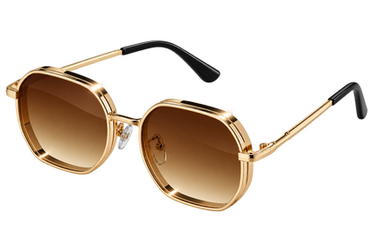Square Thick Rim Sunglasses – 6 Colours | One Size | Copper & Polycarbonate