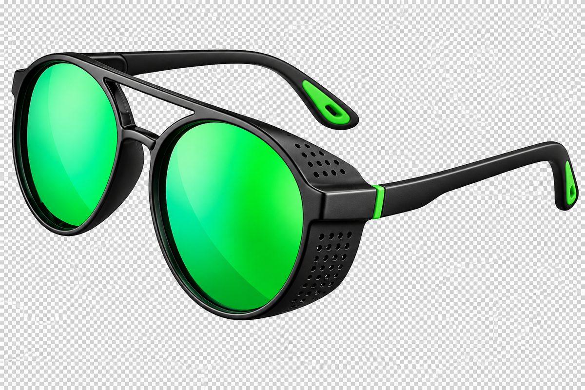 Round Steampunk Goggle Sunglasses – 6 Colours | One Size | Polarized UV400