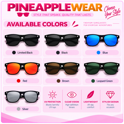 Oversized Sport Sunglasses – 7 Colours | One Size | TR-90 & TAC