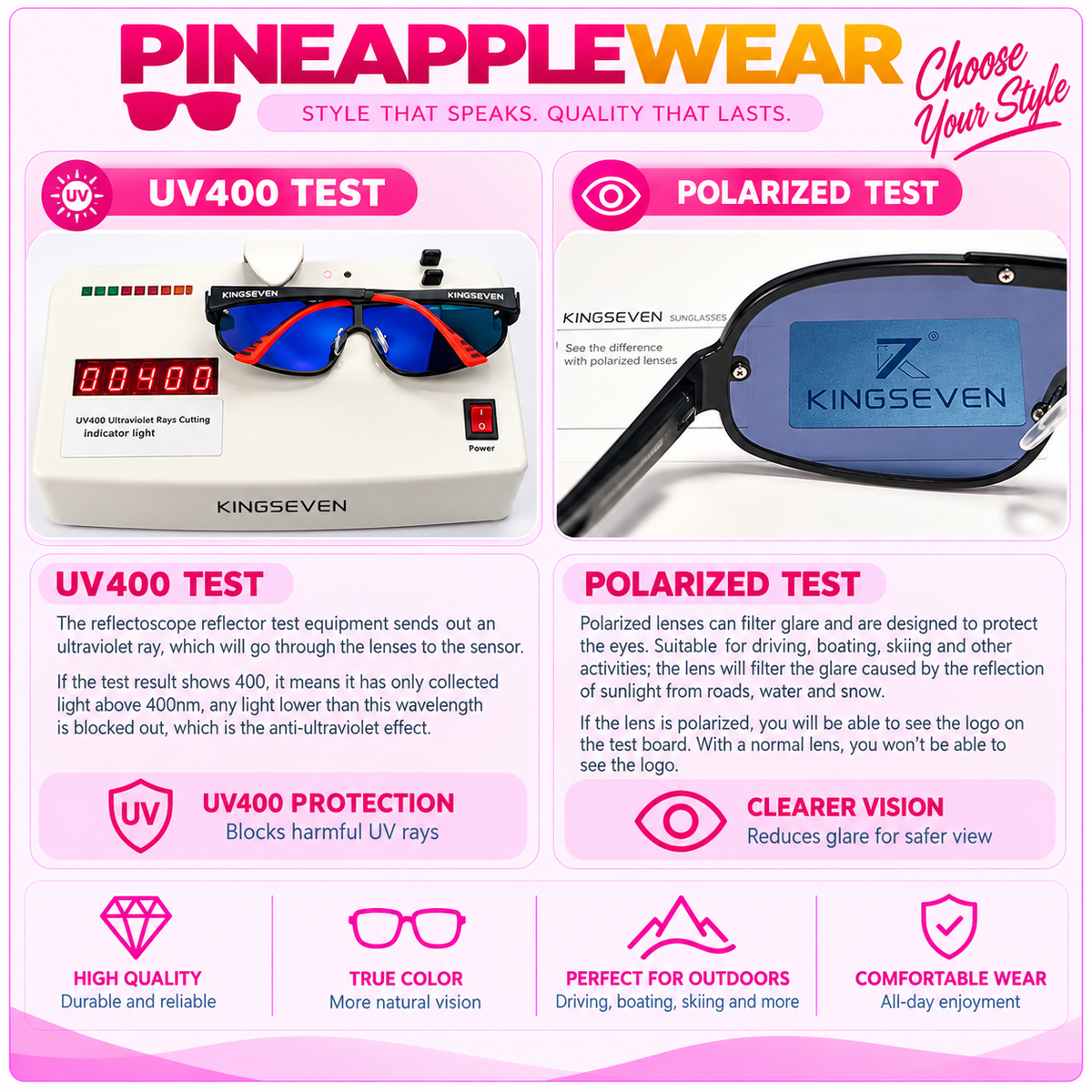 Aluminum HD Polarized Sunglasses – 8 Colours | One Size | Aluminum & Polycarbonate