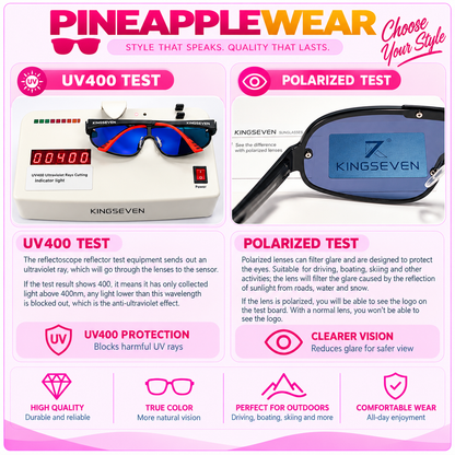 Aluminum HD Polarized Sunglasses – 8 Colours | One Size | Aluminum & Polycarbonate