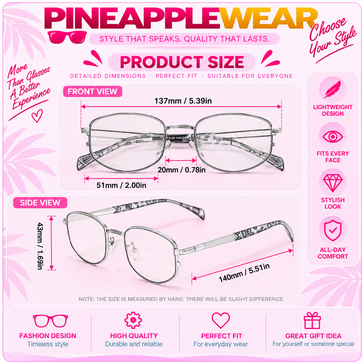 Polarized Oval Sunglasses – 6 Lens Colours | One Size | UV400