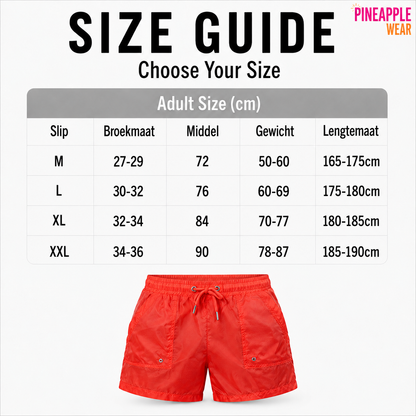 Translucent Board Short – 5 Colours | M–2XL | 100% Nylon