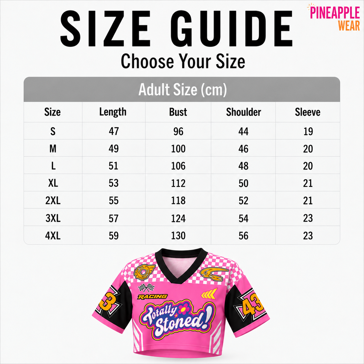 3D Print Mesh Crop Top – Totally Stoned | S–4XL | 100% Polyester