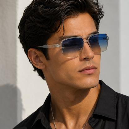Retro Square Sunglasses – UV400 | 8 Colours | Resin Frame