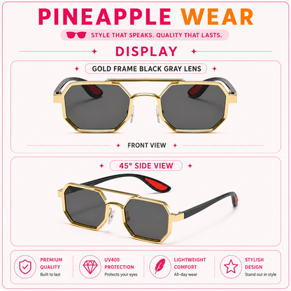 Photochromic Square Sunglasses – UV400 | 7 Colours | TAC Lens