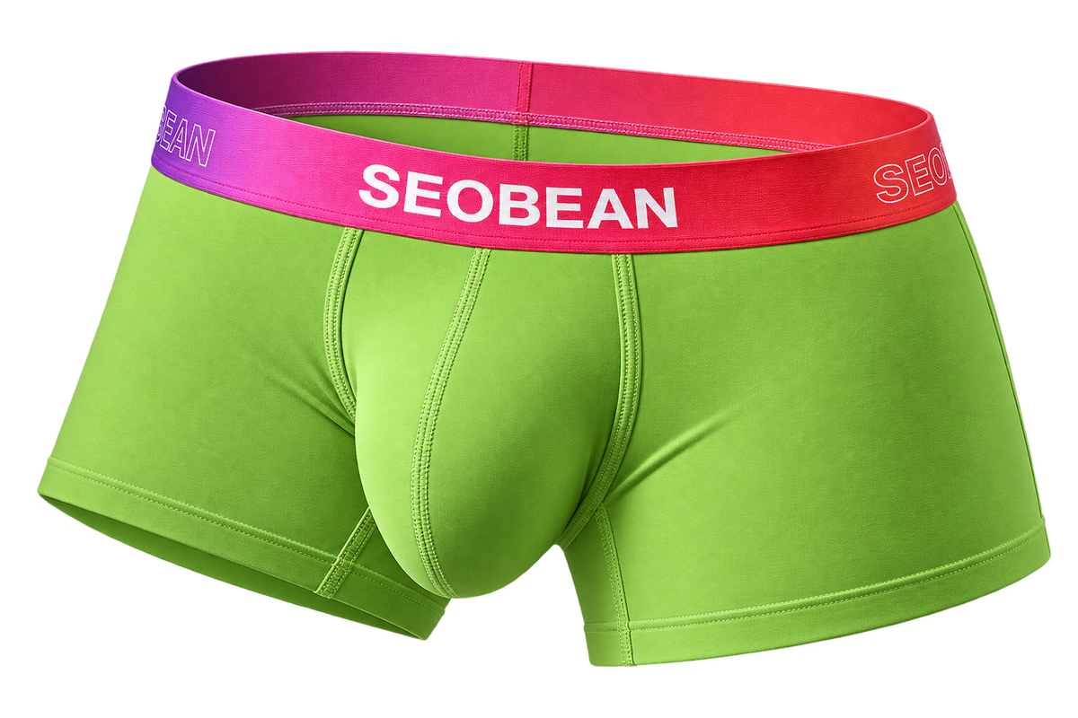 Cotton Boxer Briefs – 4 Colours | M–2XL | Gradient Waistband