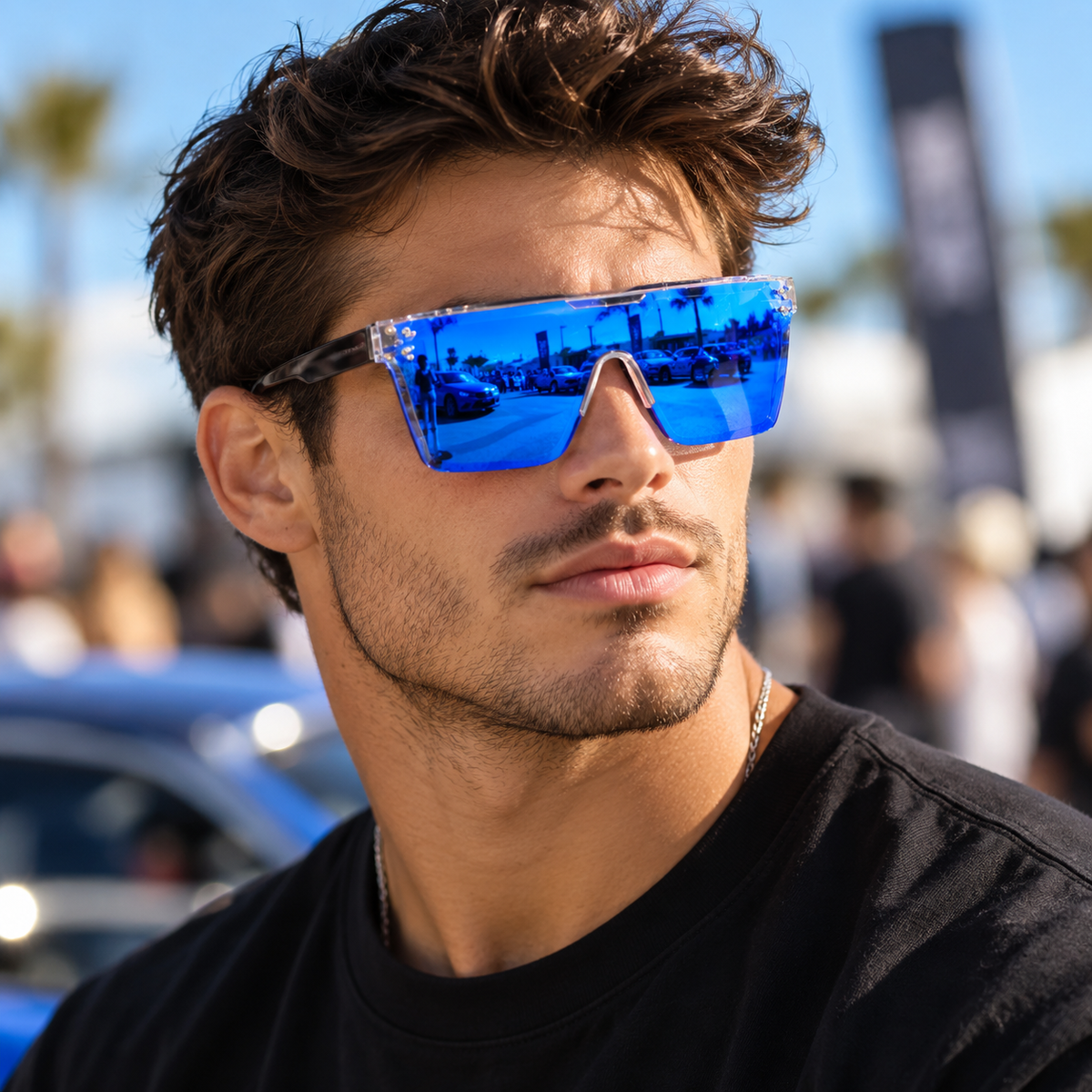 Oversized Square Sunglasses – 6 Colours | One Size | UV400 Anti-Glare