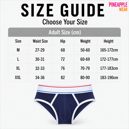 Low-Rise Bikini Brief – 6 Colours | M–2XL | Cotton & Spandex