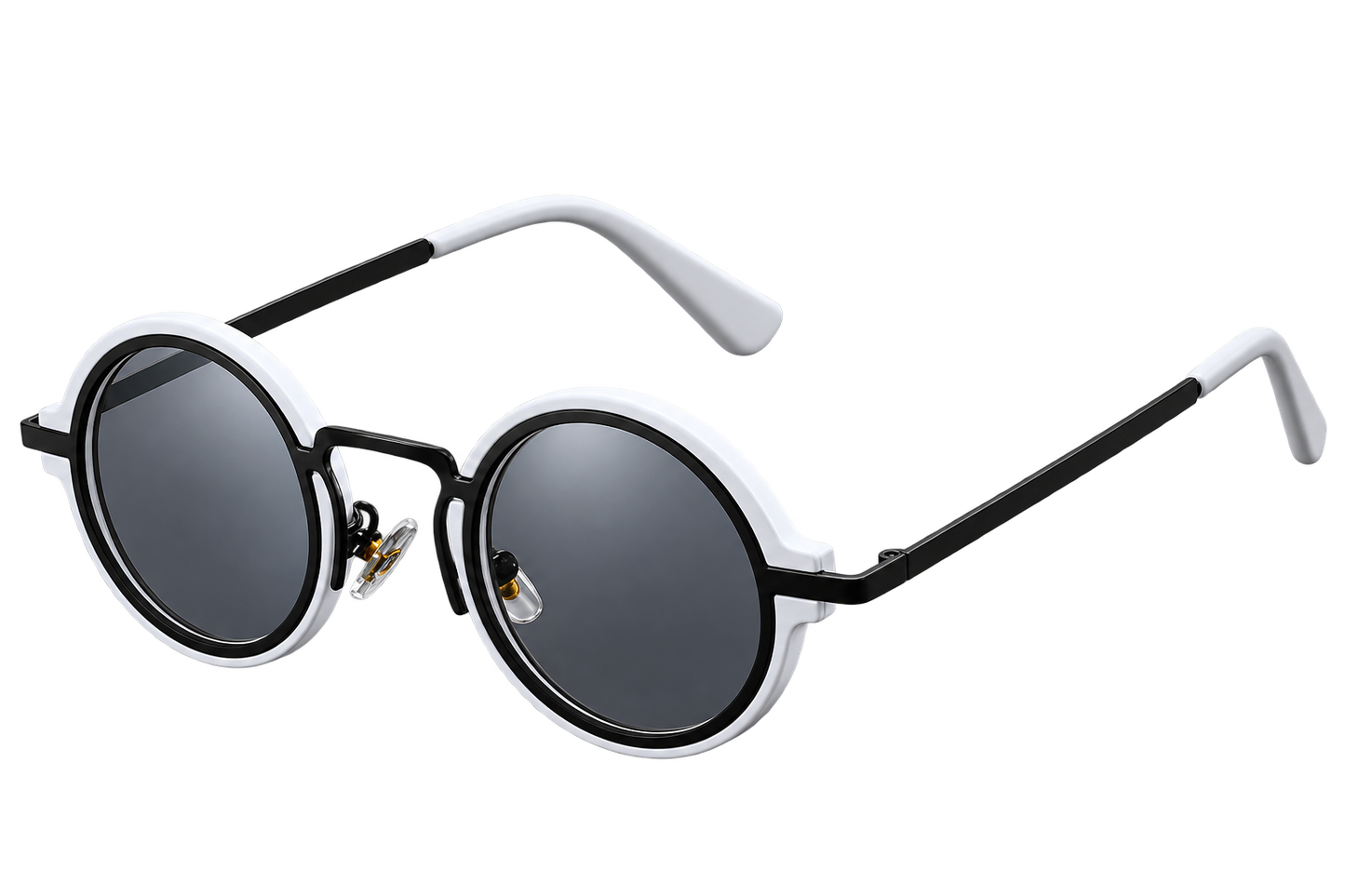 Photochromic Round Sunglasses – UV400 | 6 Colours | Alloy Frame
