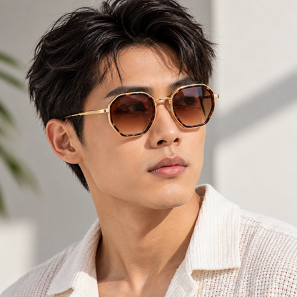 Vintage Round Punk Sunglasses – UV400 | 5 Colours | Resin Frame