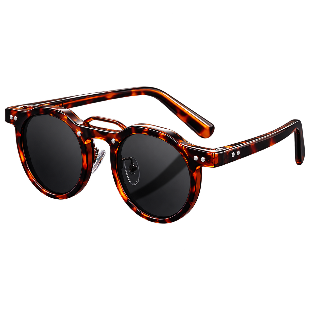 Round Double Beam Sunglasses – 5 Colours | One Size | Plastic & UV400