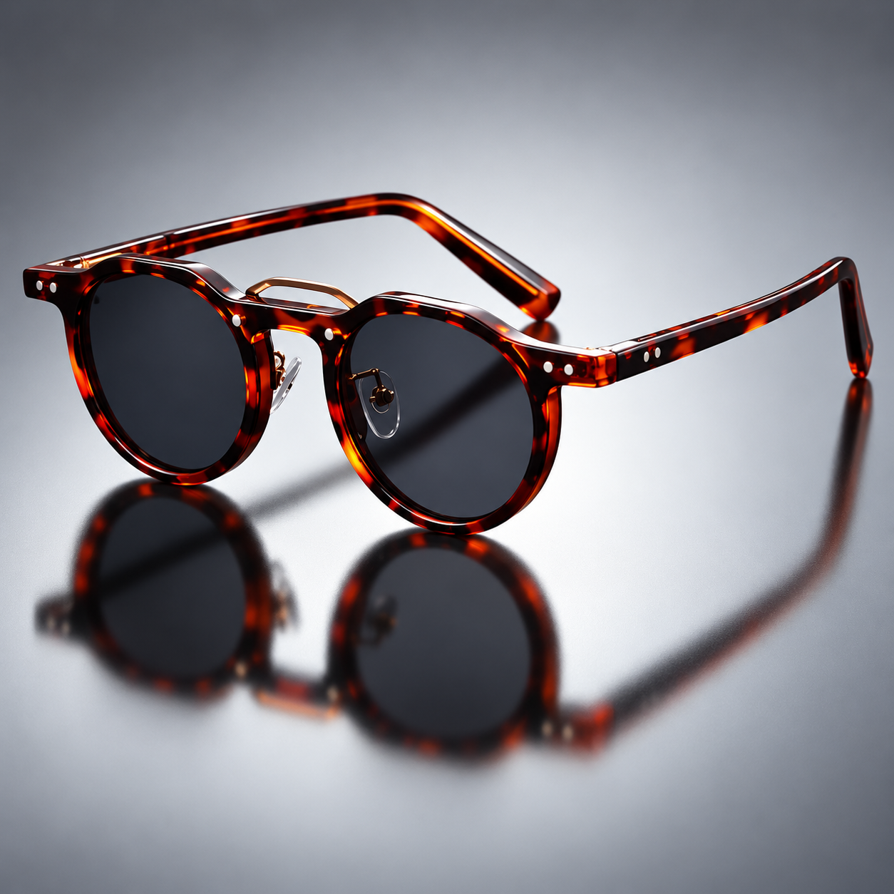Round Double Beam Sunglasses – 5 Colours | One Size | Plastic & UV400