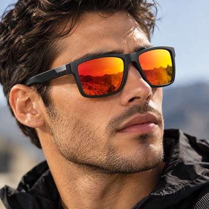Square Polarized Sunglasses – 9 Colours | One Size | Polycarbonate & TAC