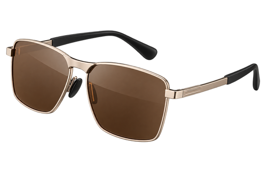 Rectangle Alloy Frame Sunglasses – 9 Colours | One Size | UV400 Polarized