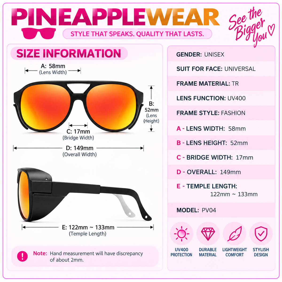 Round Cycling Sunglasses – 6 Colours | One Size | TR-90