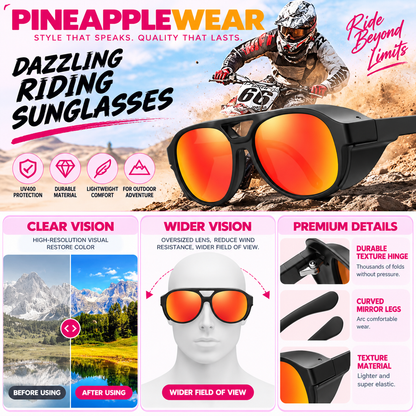 Round Cycling Sunglasses – 6 Colours | One Size | TR-90