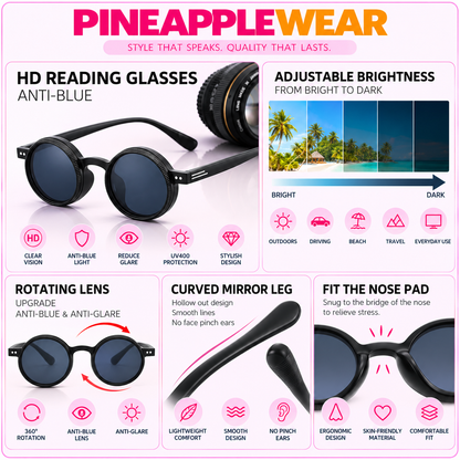 ND Filter Sunglasses – 5 Colours | Adjustable Light Control | TR-90 & Metal