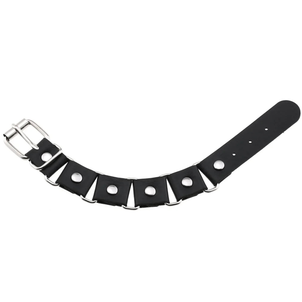 Faux Leather Wristband