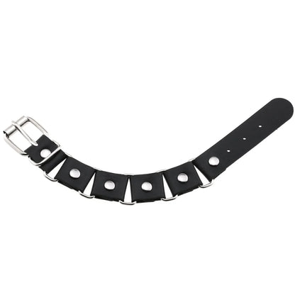 Faux Leather Wristband